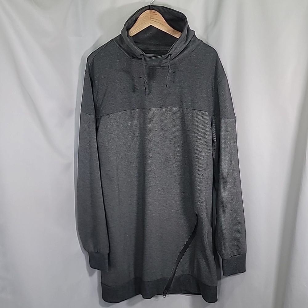 AMERICAN STITCH Mock Neck Pullover Sweatshirt Tall Long Zipper Drawstring
